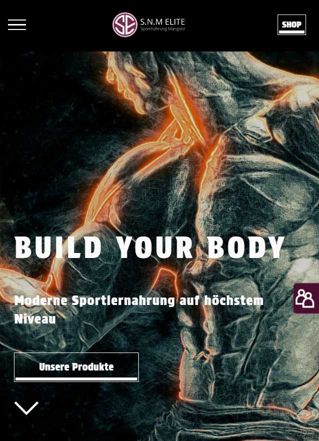 Webdesign: Bodybuilding EIweiß