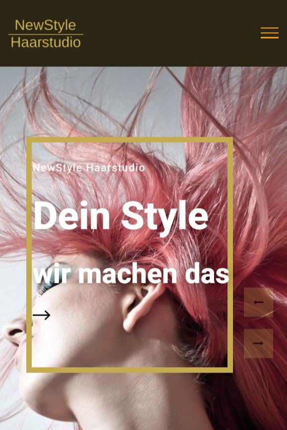 Webdesign: Friseur