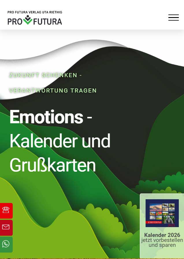 Webdesign: Verlags Pro Furtura in Nümbrecht