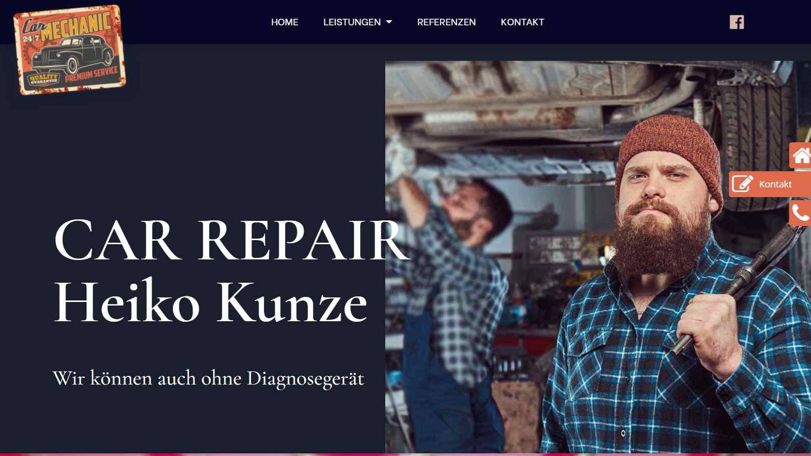 Webdesign Beispiel